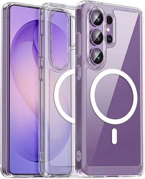 QsmQam Crystal Hybrid Back Case Cover Compatible with Samsung Galaxy S26 Ultra